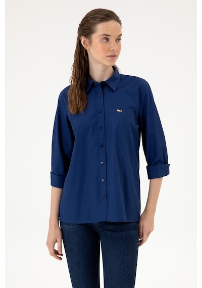 U.s. Polo Assn. Kadın İndigo Gömlek Desenli 50316699-vr028 Indigo U.s. Polo Assn. Kadın İndigo Gömlek Desenli 50316699-vr028 Indigo