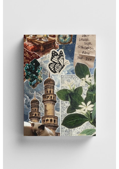 Kolaj Serisi 40 Duaya Sarıl İslami Defter Ayet-hadisli Çok Renkli