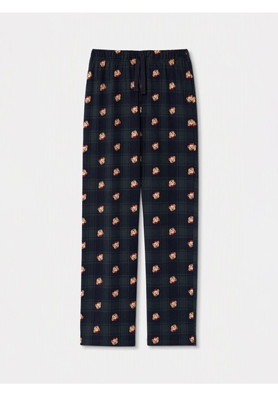 LC Waikiki Lc Waıkıkı Yeşil Ayı Teddy Baskılı Erkek Pijama Altı