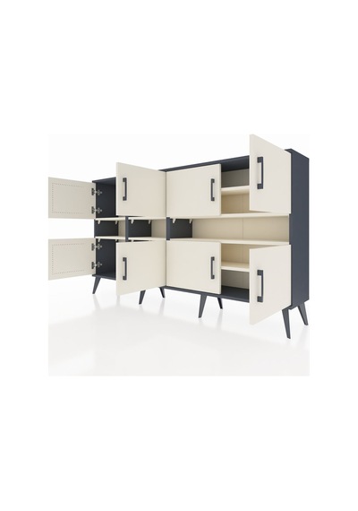 Arges Konsol 8 Raflı 8 Kapaklı 176x30x99 Antrasit-aytaşı Aytası - Antrasıt Arges Konsol 8 Raflı 8 Kapaklı 176x30x99 Antrasit-aytaşı Aytası - Antrasıt