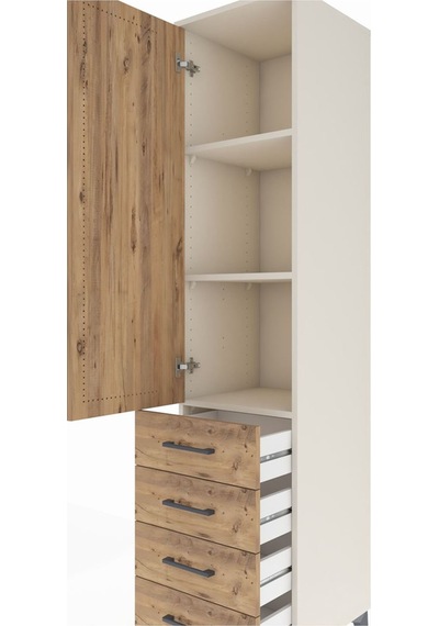 Hyperion Dolap 3 Raflı 4 Çekmeceli Tek Kapaklı 44x44x195 Ayta... Aytaşı Hyperion Dolap 3 Raflı 4 Çekmeceli Tek Kapaklı 44x44x195 Ayta... Aytaşı