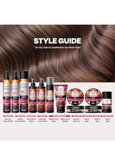 Care Style Guide Islak Görünüm Sağlayan Wax 100 Ml