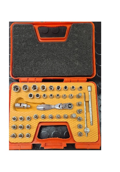 Rico 1/4 Lokma Takımı 41 Parça Mafsallı Cırcır Bits Set