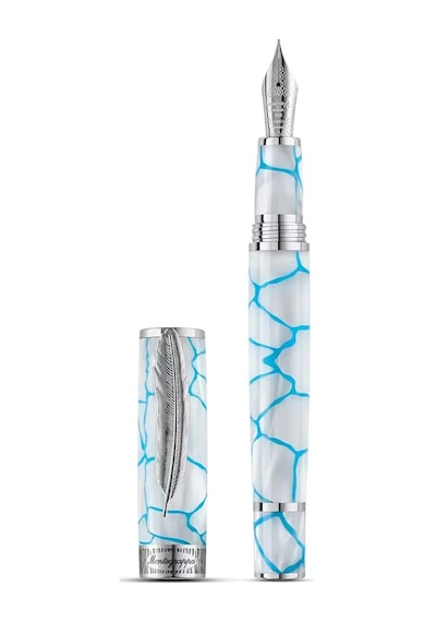 Montegrappa Wild Arctic Ice Dolma Kalem - M Uç Iswdr3ıa Mavi