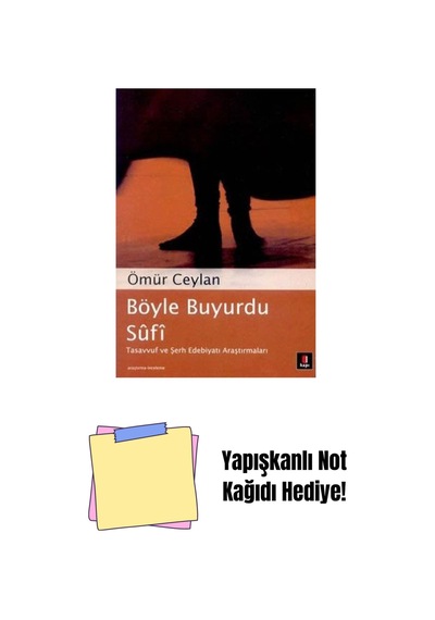 Böyle Buyurdu Sûfî + Yapışkanlı Not Kağıdı