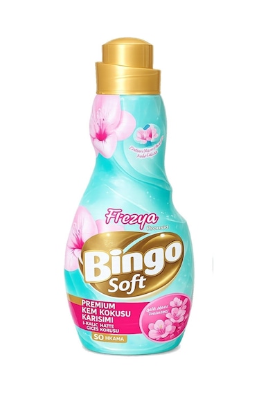 Bingo Soft Konsantre Çamaşır Yumuşatıcısı 1200 Ml Frezya 4'lü Paket 4'lü Set