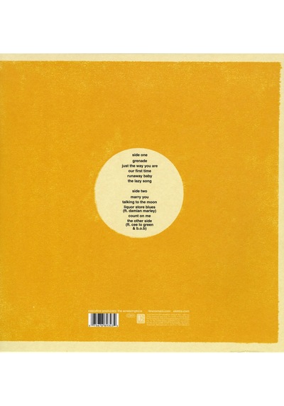 Bruno Mars Doo Wops & Hooligans - Plak