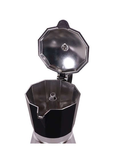 Any Morning Hes-6 Espresso Kahve Makinesi Alüminyum Moka Pot 240 Ml Siyah