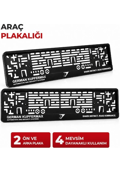Ön Arka Plaka Tutucu 2'li Set Çıtçıtlı 11x52 Cm