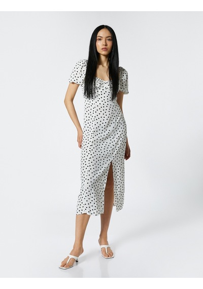 Koton Midi Puantiyeli Elbise Yırtmaçlı Kare Yaka Siyah Desenli 3sak80381pw 3SAK80381PW9D9 Siyah Koton Midi Puantiyeli Elbise Yırtmaçlı Kare Yaka Siyah Desenli 3sak80381pw 3SAK80381PW9D9 Siyah