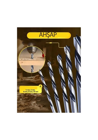 Tr 16 Parça 3 İn 1 Matkap Ucu Seti Hss Metal Ahşap Beton Duvar Delme Karbür Uçlu Matkap Aksesuarı