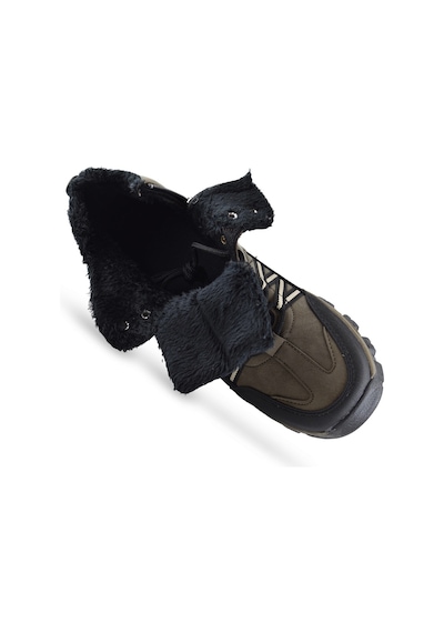 Papatay K8 Tam Ortopedik Taban Outdoor Kışlık Erkek Bot Ayakkabı Kaymaz Taban Vizon