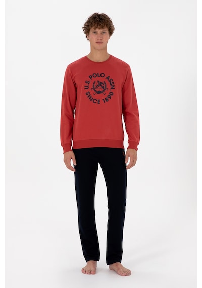 U.s. Polo Assn. Erkek Kiremit Pijama Takım 50318595-vr031 Kiremit U.s. Polo Assn. Erkek Kiremit Pijama Takım 50318595-vr031 Kiremit