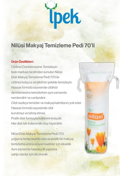 Nilüsi 70'li X 16 Makyaj Tem. Pamuğu Ve Rosie