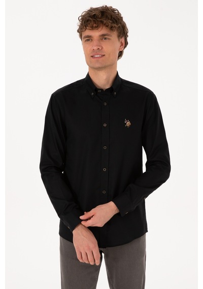 U.s. Polo Assn. Erkek Siyah Gömlek Basic 50307659-vr046 Siyah U.s. Polo Assn. Erkek Siyah Gömlek Basic 50307659-vr046 Siyah