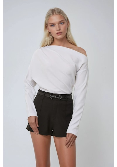 Hiccup Regular Fit Mini Şort Siyah