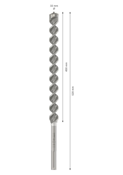 Bosch Pro Sds Max-4 Kırıcı Delici Uç 32 X 400 X 520mm - 260870680