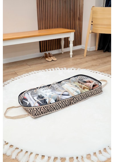 Seyahat İçin Bavul Valiz Düzenleyici Çanta Organizer 35x22x40 Cm Bej - 924042494 Bej