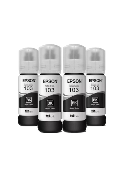 Epson 103 EcoTank L3266 Dörtlü Siyah Mürekkep Kartuş Seti