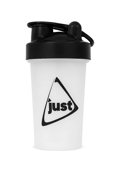 Just Shaker 550 Ml Ölçekli Ve Sızdırmaz Kapaklı Protein Shaker 2'li Set Siyah+beyaz Siyah-beyaz