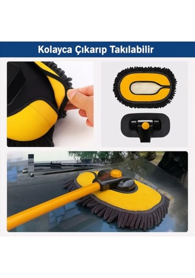 Polhammobile Sku:smgstk7d07284c00 Polham Ve Ls-426 Uyumlu Yedek Araç Yıkama Mopu, Oto Temizleme Fırçası Yedek Mop, Çizmez, Süper Emici Sku: Smgstk7d07284c00