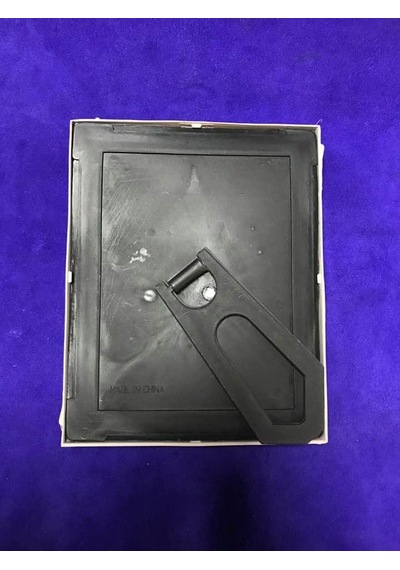 9x13 Cm Plastik Fotoğraf Çerçevesi - Renkli Çiçek Desenli Camlı Çerçeve