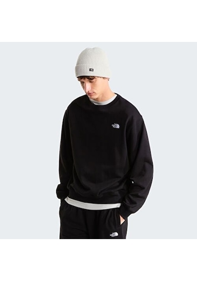 The North Face M Tnf Essential Terry Simple Dome Relaxe Erkek Sweatshirt-34105 siyah