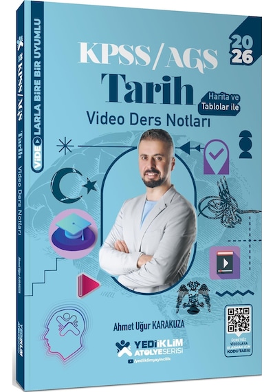 Yediiklim Yayınları 2026 Kpss Ags Atölye Serisi Genel Kültür Tarih Video Ders Notları