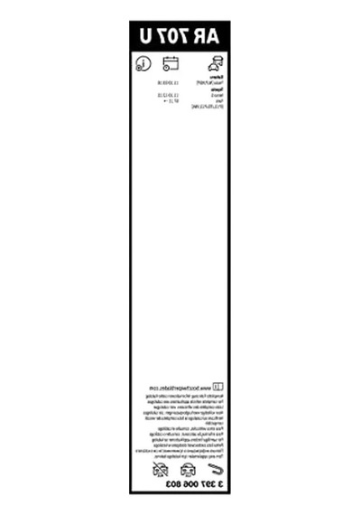 Bosch Aerotwin Silecek Toyota Yaris 2012-2019 700 Mm Ar707u 3397006803