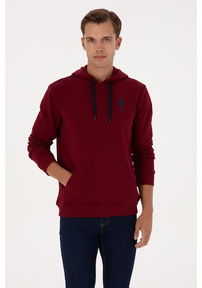 U.s. Polo Assn. Erkek Bordo Sweatshirt 50307703-vr014 Bordo