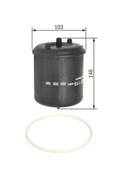 Bosch F026407119 Yağ Filtresi Daf Cf Faw Temsa Euro 6 Yeni Model Fn0296
