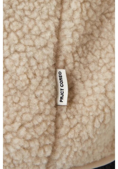 Jack & Jones Jcoflare Teddy Erkek Sweatshirt Bej