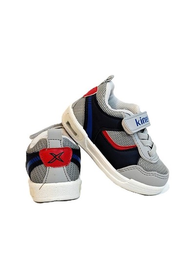 Kinetix Hornet Fx Gri Cırtlı Bebe Erkek Çocuk Spor Ayakkabı Gri