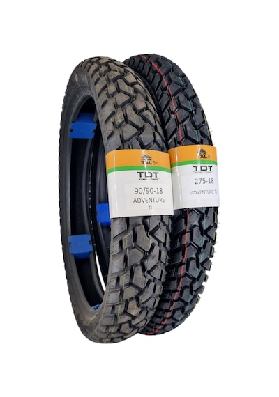 90/90-18 Ve 275-18 Tubeless - Dubleks Adventure Lastik Takımı
