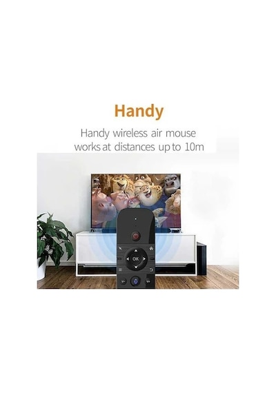 Air Mouse Wireless Keyboard 2.4g Wireless Seskomut Klavye Air Mouse Led Lcd Tv Android Box Bilgisayar Projeksiyon Windows 2000 Xp Vista Windows Ce Windows 7 10 Mac Os X Android Os Smart Android Tv Media Oynatıcılar Şarjlı Ir Öğrenebilir Özellikli Kumanda