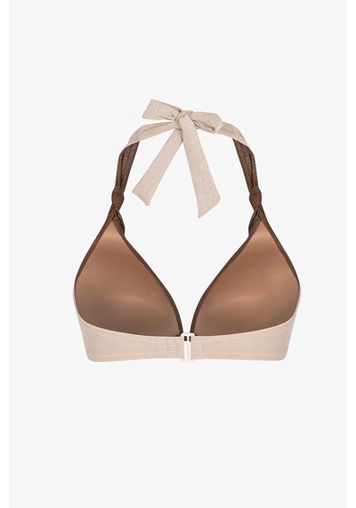 Penti Bej Devon Ruched Bikini Üstü