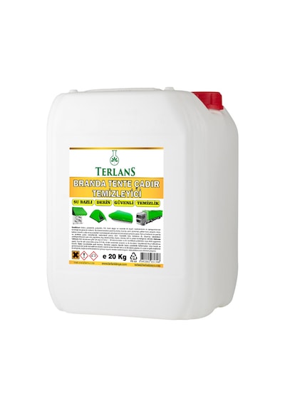 Terlans Branda Tente ve Çadır Temizleyici 20 KG Su Bazlı