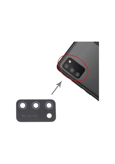 Samsung Uyumlu Galaxy M02s Kamera Lensi Cam Sm-m025f/ds