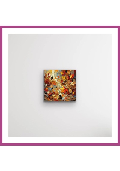Gees Global Sonbahar Mevsimi Kanvas Tablo 60x60cm Gbzs Çok Renkli