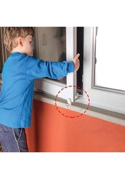 Mcg Bebek Çocuk Evcil Hayvan Güvenlik Ayarlanabilir Koruyucu Pencere Havalandırma Kilidi