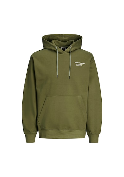 Jack & Jones Jack&jones Hood Aero Erkek Yeşil Kapüşonlu Sweatshirt Yeşil