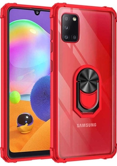 Galaxy Uyumlu A31 Kılıf Zore Mola Kapak Kırmızı