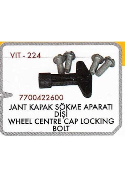 Vitesse 224 Jant Kapağı Sokme Aparatı Dişı 7700422600