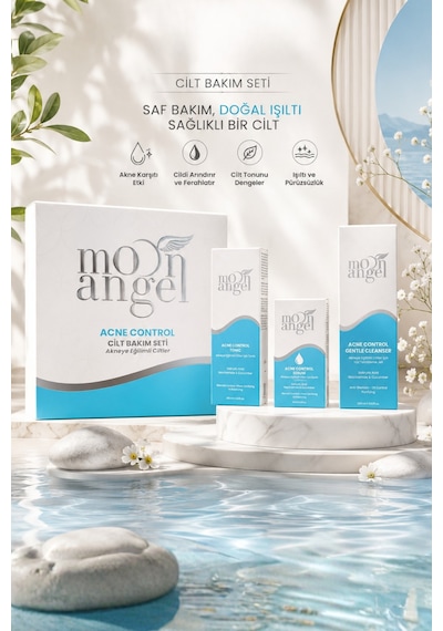 Acne Control 3 Lü Cilt Bakım Seti Akneye Eğilimli Ciltler İçin Temizleyici Jel, Tonik Ve Serum Seti