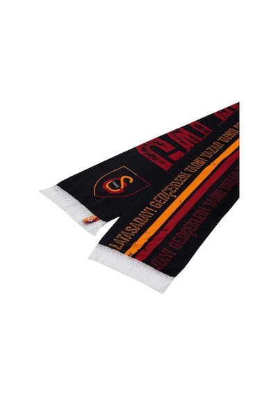 Galatasaray Siyah Şal Atkı Lazer Kutu Kırmızı
