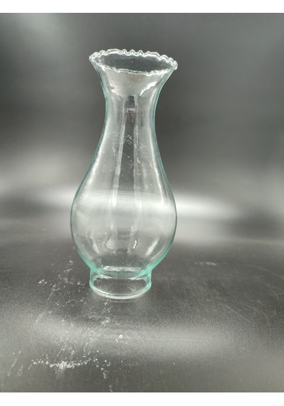 Tırtıklı Klasik Gaz Lambası Camı.şeffaf Renkte Alt Yuva Çapı:5.00 Cm-h:17.00 Cm Şeffaf Renkte