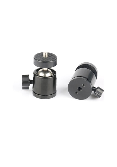Tripod Ve Dslr Mount Adaptörü 360 Derece Döner Mini Hot Shoe 1/4