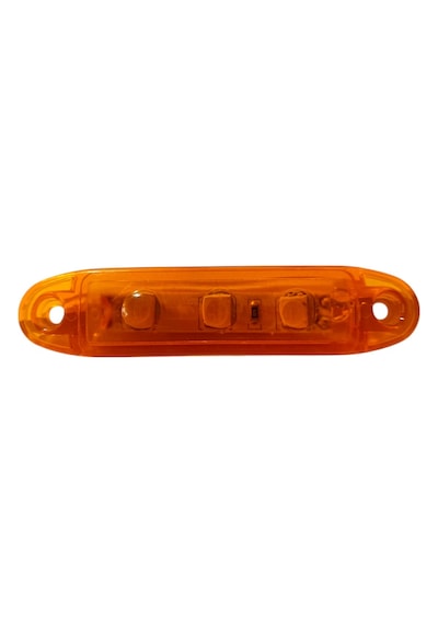 Sarı Parmak Led Dorse Lamba 3 Ledli 9cm 12-24v