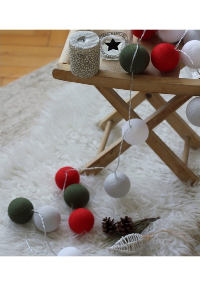 Merry Christmas Işıklı Top Dekoratif Aydınlatma