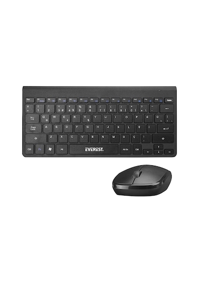 Everest KB-BT72 Elite Metalik Bluetooth Kablosuz Q Klavye + Mouse Everest KB-BT72 Elite Metalik Bluetooth Kablosuz Q Klavye + Mouse
